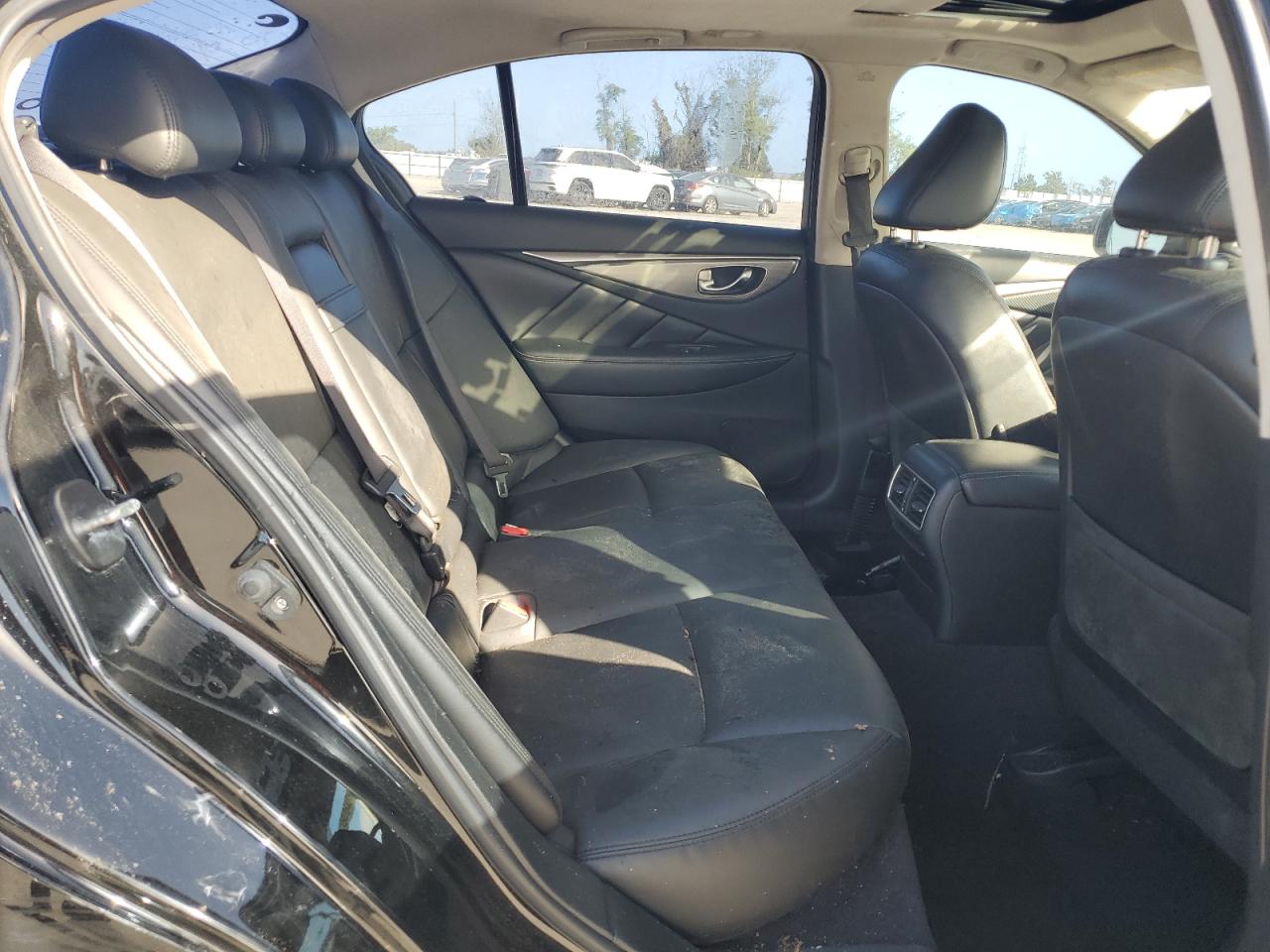 2017 Infiniti Q50 VIN JN1CV7AP6HM640241 Copart auction photo, front end / side damage thumbnail 10