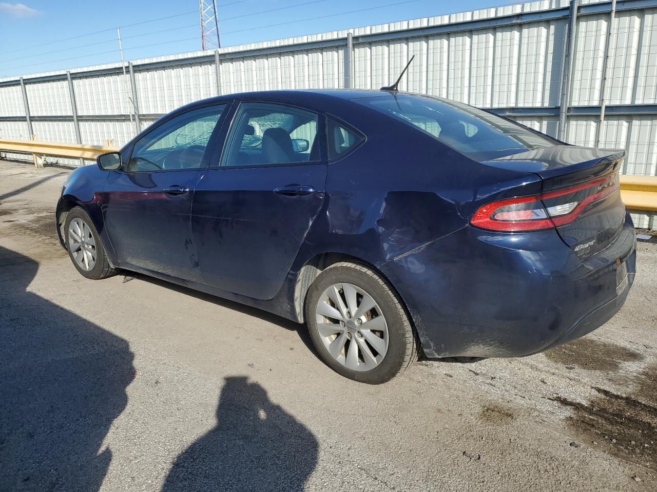 2015 Dodge Dart VIN 1C3CDFDHXFD406572 Copart auction photo, front end / top/roof damage thumbnail 2