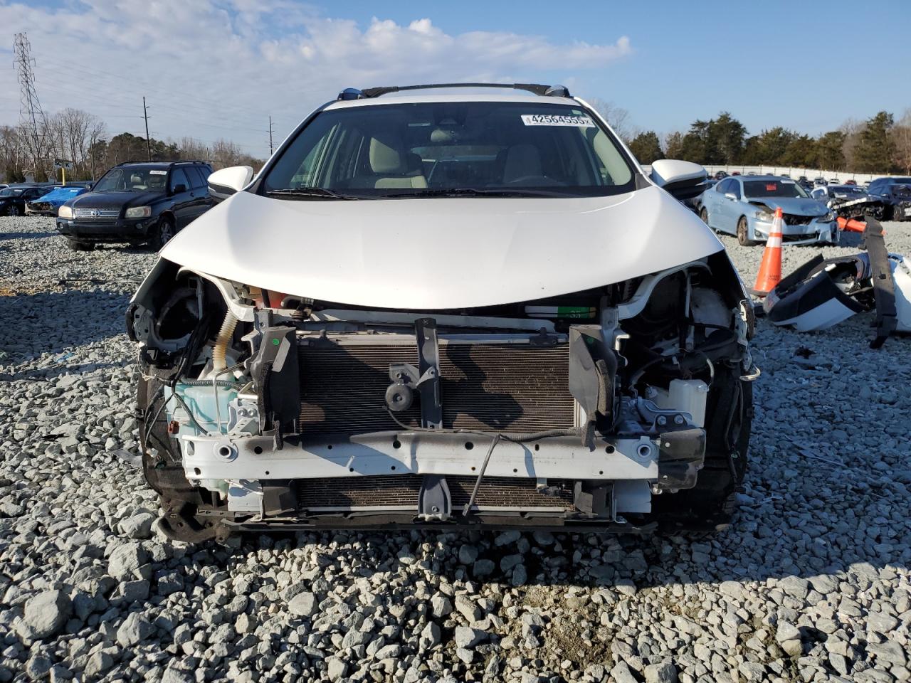 2017 Toyota RAV 4 VIN JTMWFREV4HJ104420 Copart auction photo, rear end / front end damage thumbnail 5