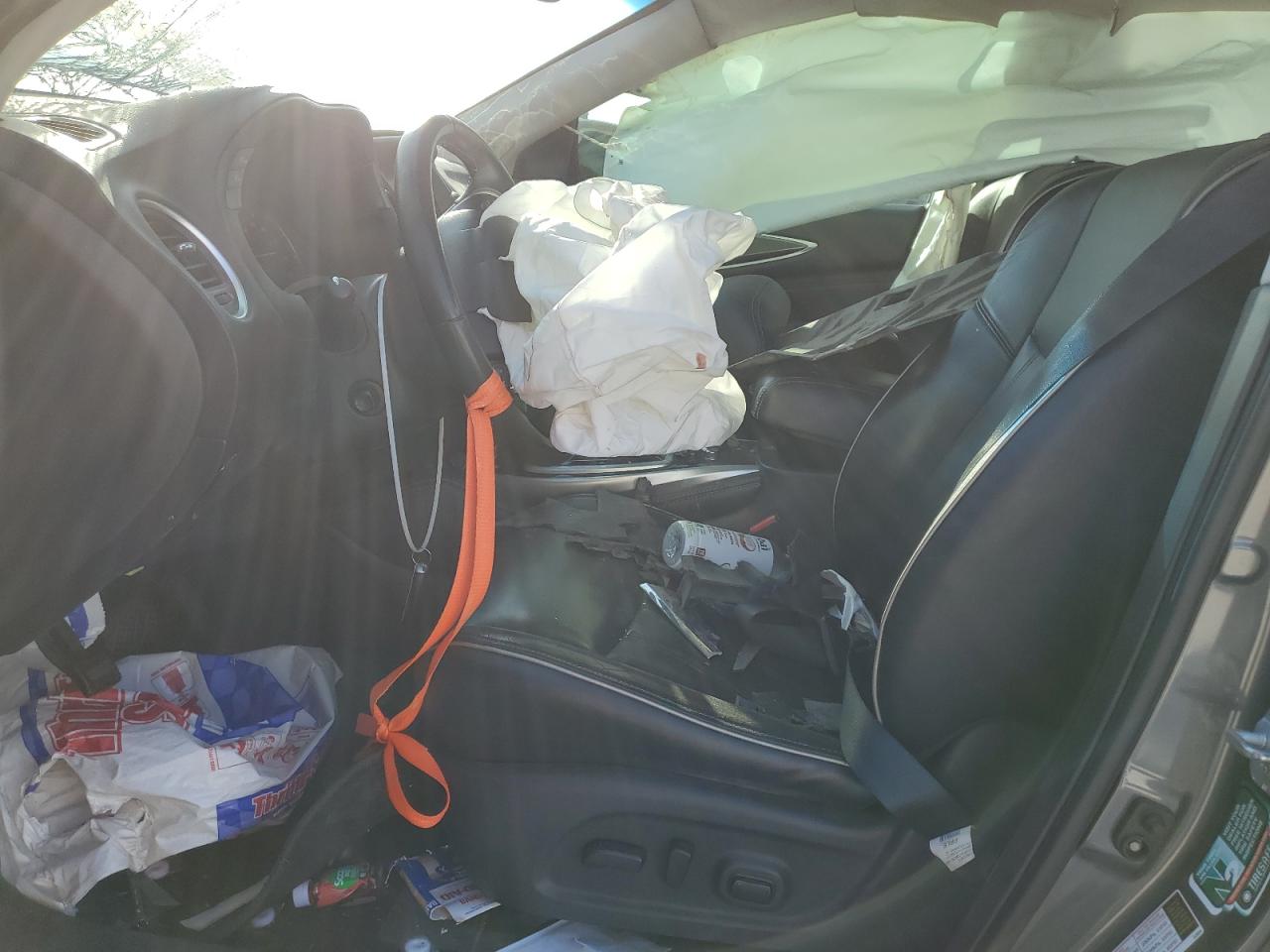 2016 Infiniti QX60 VIN 5N1AL0MN2GC523106 Copart auction photo, front end / frame damage damage thumbnail 7