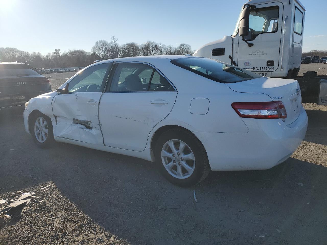 2011 Toyota Camry VIN 4T4BF3EK0BR204006 Copart auction photo, side / front end damage thumbnail 2