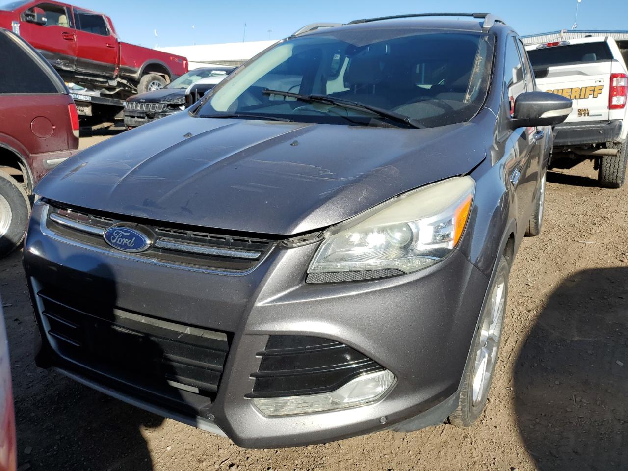 2014 Ford Escape VIN 1FMCU9J97EUA69105 Copart auction photo, rear end damage thumbnail 5