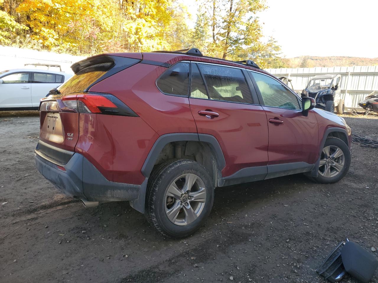 2023 Toyota RAV 4 VIN 2T3P1RFV6PW400606 Copart auction photo, front end / side damage thumbnail 3