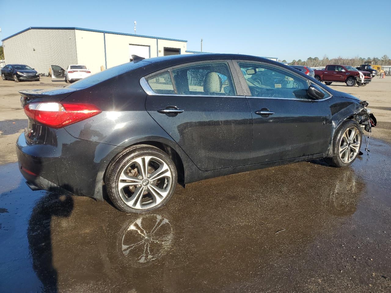 2016 KIA Forte VIN KNAFZ4A87G5474193 Copart auction photo, front end / undercarriage damage thumbnail 3