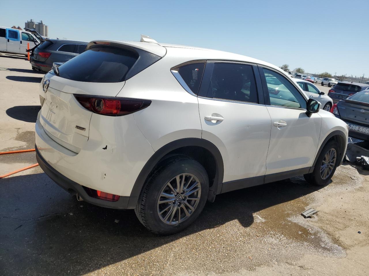 2019 Mazda CX-5 VIN JM3KFACM8K0664374 Copart auction photo, side / front end damage thumbnail 3