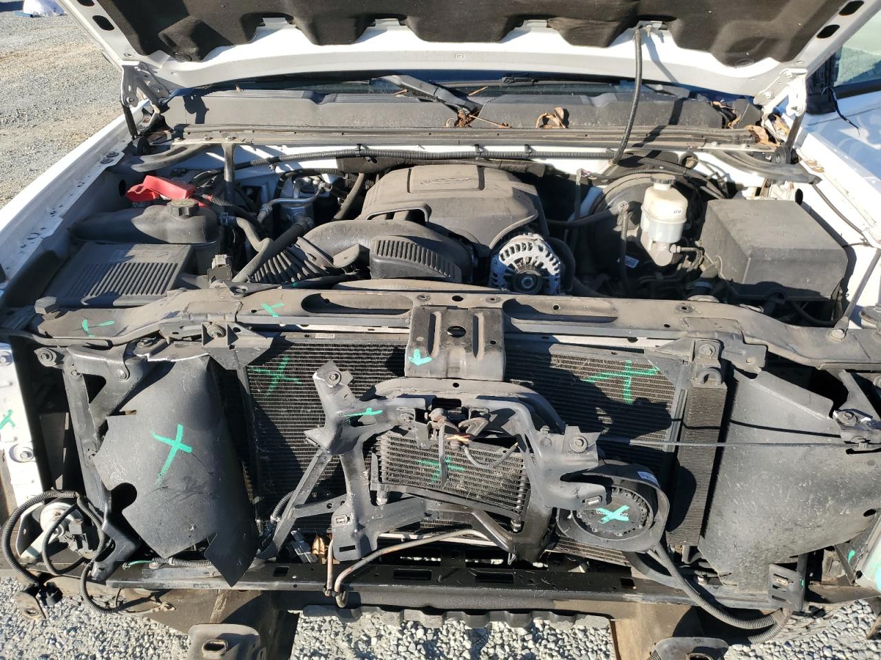 2013 Chevrolet Silverado VIN 1GCRKSE79DZ331406 Copart auction photo, front end / side damage thumbnail 11