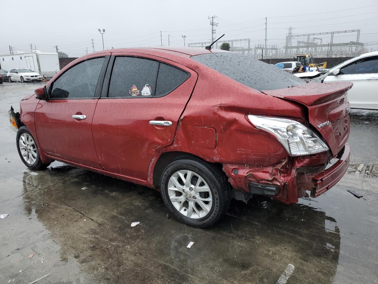 2018 Nissan Versa VIN 3N1CN7AP4JL883272 Copart auction photo, front end / rear end damage thumbnail 2