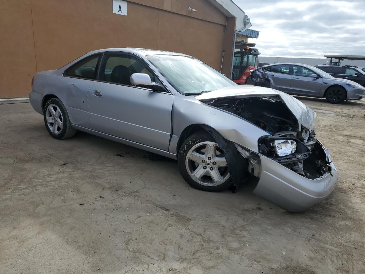2001 Acura CL VIN 19UYA42731A006454 Copart auction photo, front end / side damage thumbnail 4