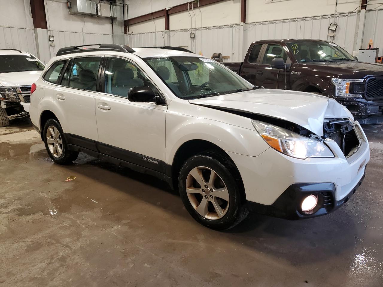 2014 Subaru Outback VIN 4S4BRCACXE3300154 Copart auction photo, front end damage thumbnail 4