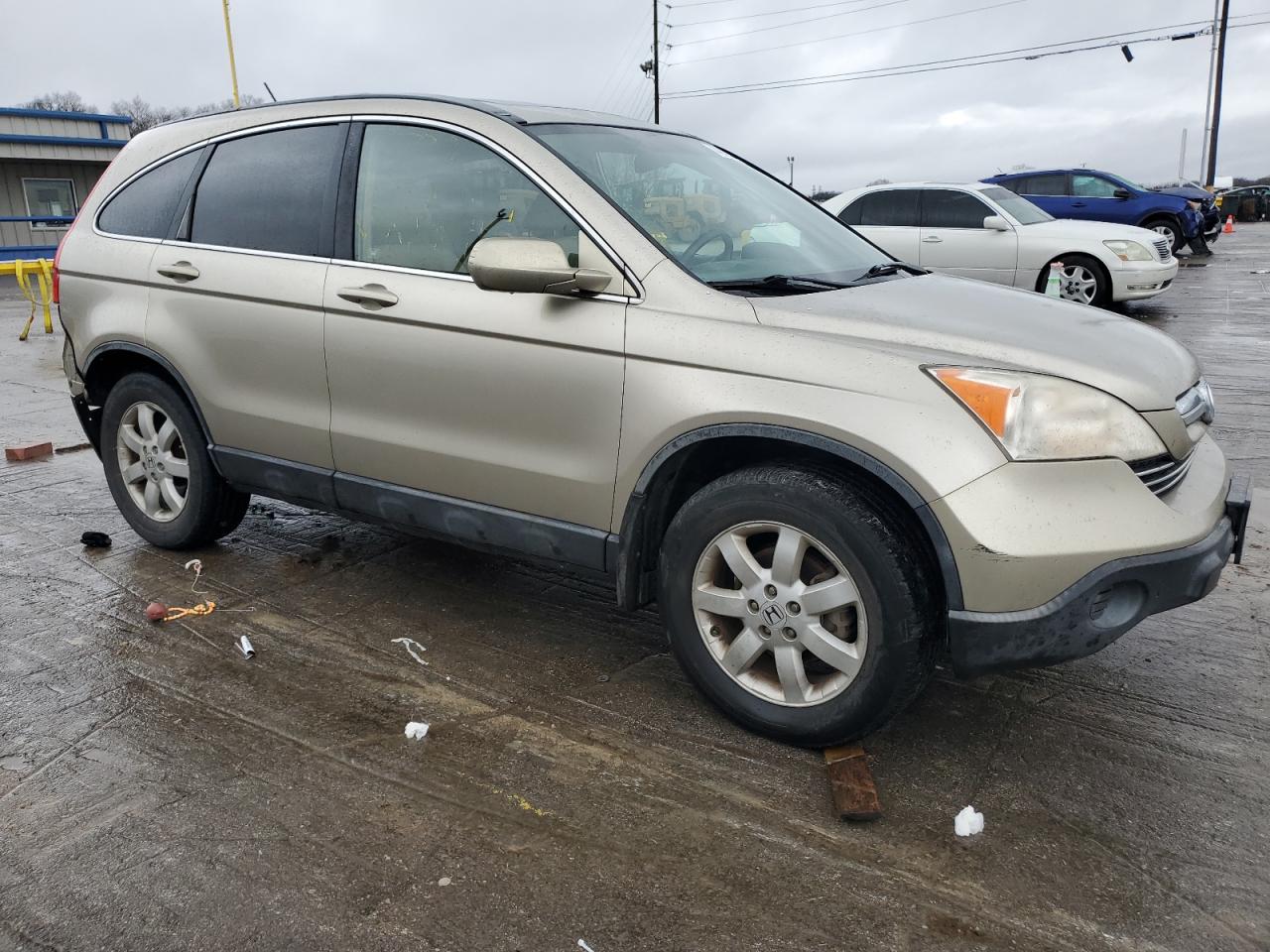 2007 Honda CR-V VIN JHLRE38717C011550 Copart auction photo, rear end damage thumbnail 4