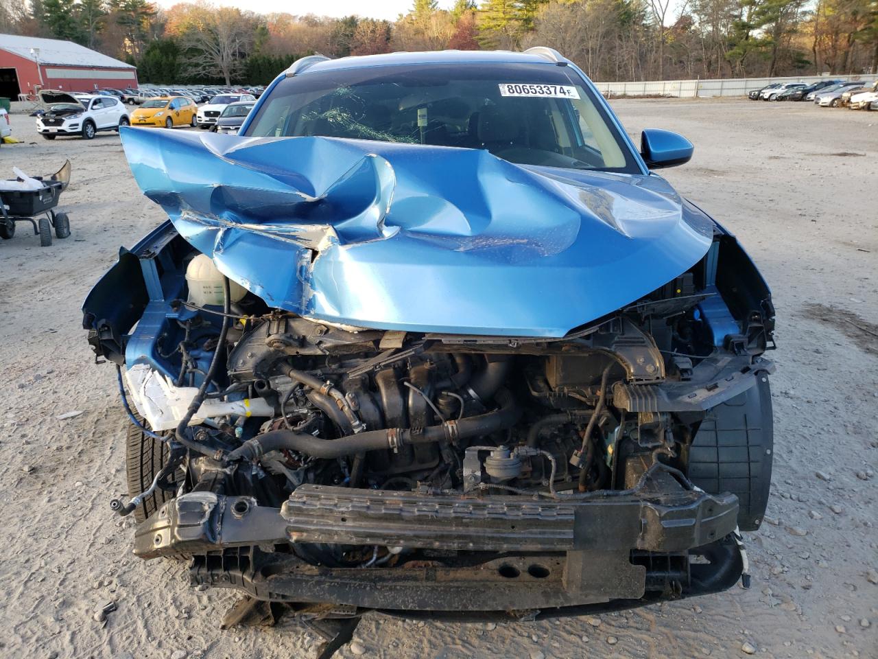 2018 Hyundai Tucson VIN KM8J3CA48JU604609 Copart auction photo, frame damage / front end damage thumbnail 5
