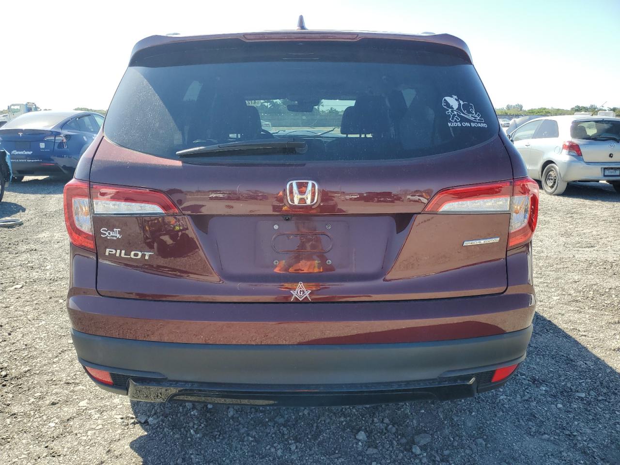 2022 Honda Pilot VIN 5FNYF5H25NB031063 Copart auction photo, front end damage thumbnail 6