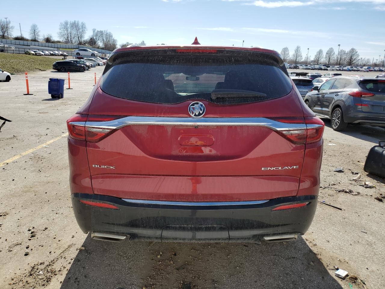 2018 Buick Enclave VIN 5GAERBKW6JJ169493 Copart auction photo, front end / side damage thumbnail 6