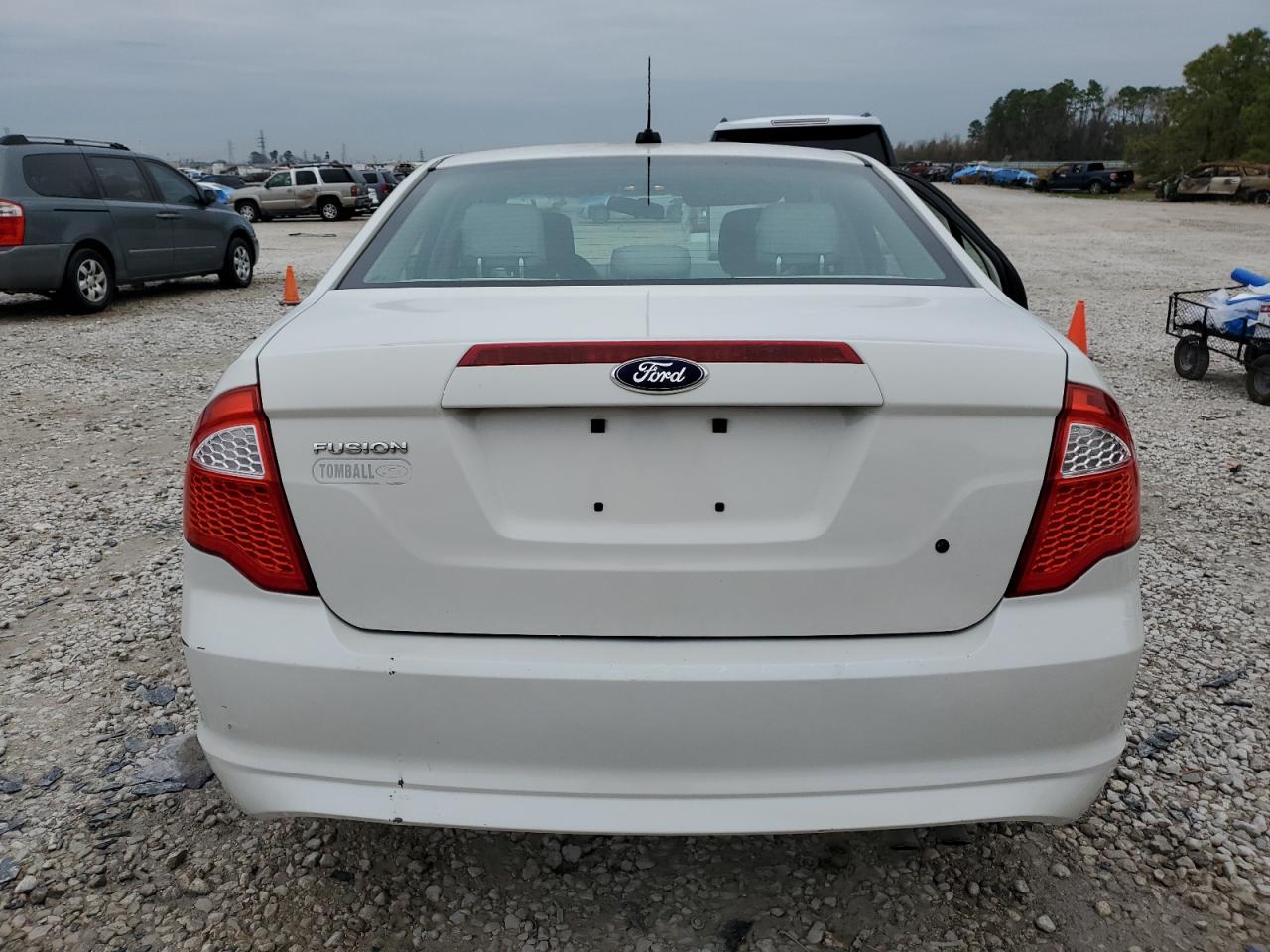 2012 Ford Fusion VIN 3FAHP0GA7CR326935 Copart auction photo, side / front end damage thumbnail 6
