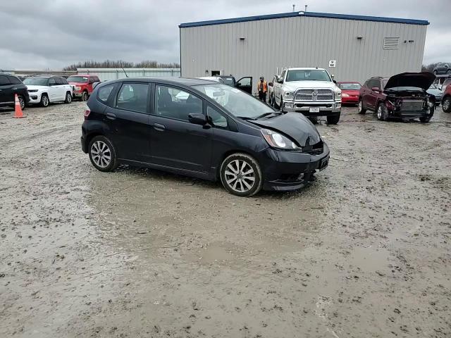 2013 Honda Fit VIN JHMGE8H54DC070151 Copart auction photo, all over damage thumbnail 14