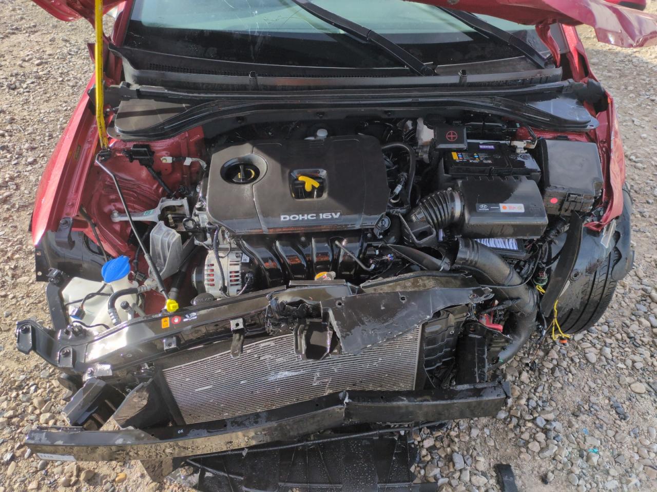 2017 Hyundai Elantra VIN 5NPD74LF2HH206858 Copart auction photo, side / front end damage thumbnail 11