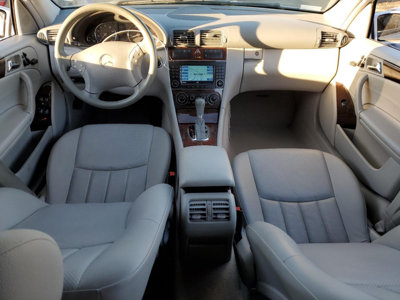 2006 Mercedes-Benz C-klasse VIN WDBRF56H06F728986 Copart auction photo, all over damage thumbnail 8