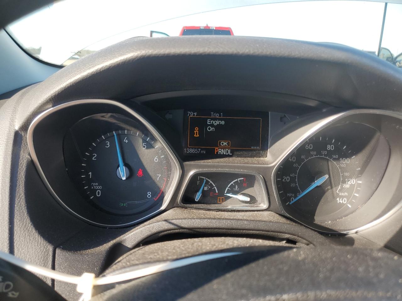 2017 Ford Focus VIN 1FADP3F23HL327015 Copart auction photo, side / front end damage thumbnail 9
