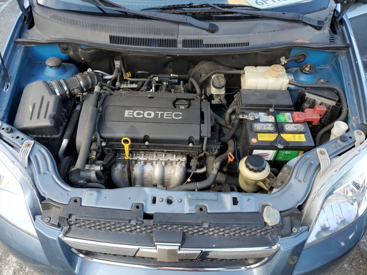 2009 Chevrolet Aveo VIN KL1TD56E29B368903 Copart auction photo, all over damage thumbnail 11