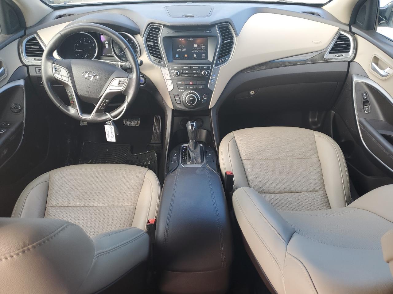 2017 Hyundai Santa Fe VIN 5NMZUDLB6HH030177 Copart auction photo, rear end damage thumbnail 8