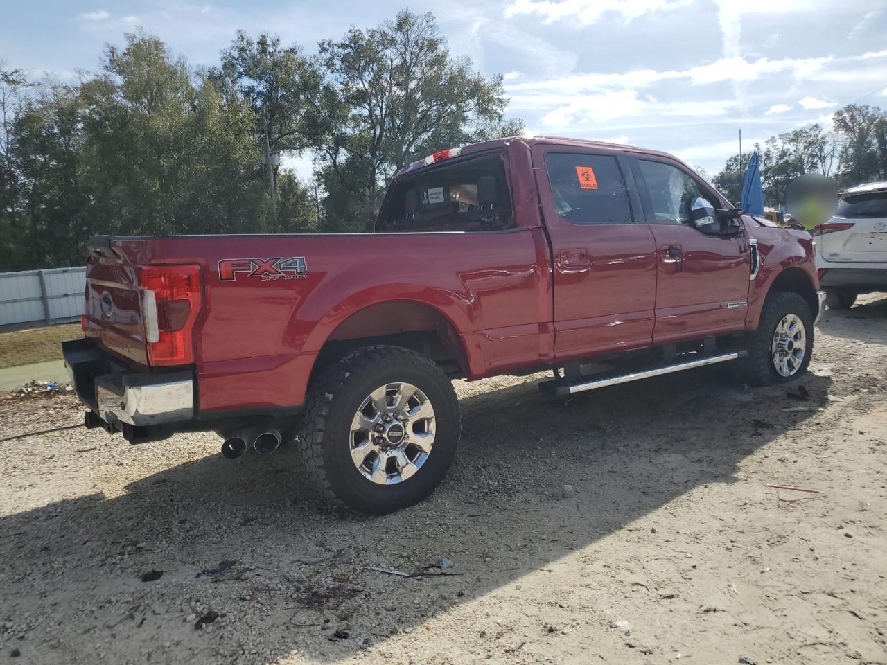 2019 Ford F250 VIN 1FT7W2BT2KEC94846 Copart auction photo, rollover damage thumbnail 3
