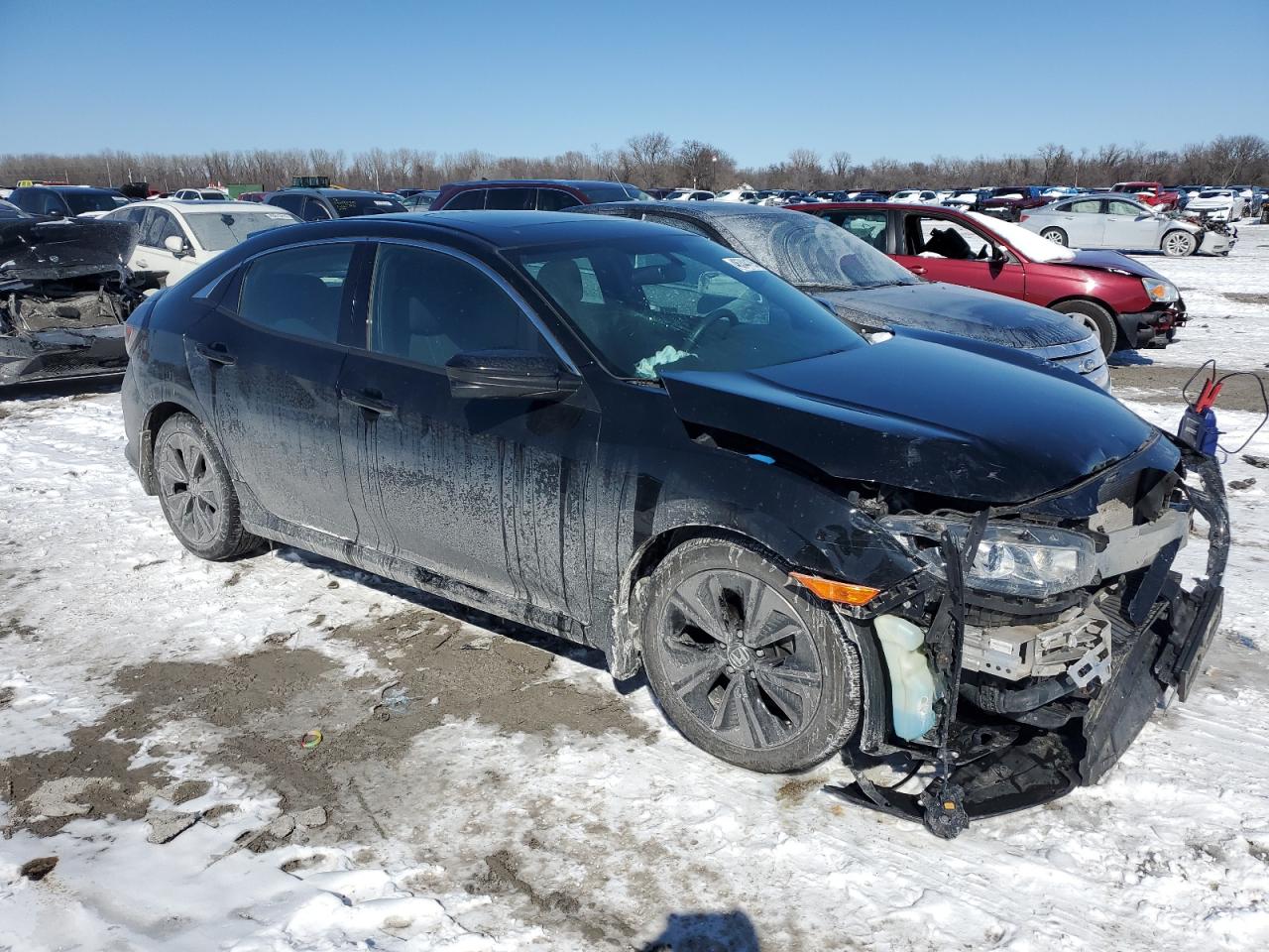 2018 Honda Civic VIN SHHFK7H56JU214179 Copart auction photo, mechanical / front end damage thumbnail 4