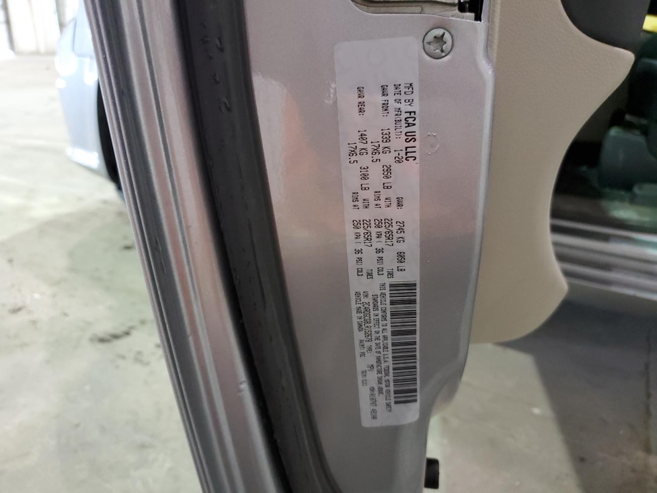2020 Dodge Caravan VIN 2C4RDGCG8LR152678 Copart auction photo, mechanical / front end damage thumbnail 13
