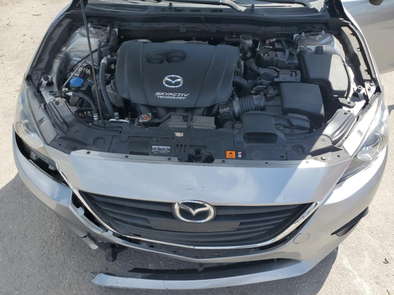 2016 Mazda 3 VIN JM1BM1U78G1303137 Copart auction photo, front end / rear end damage thumbnail 12