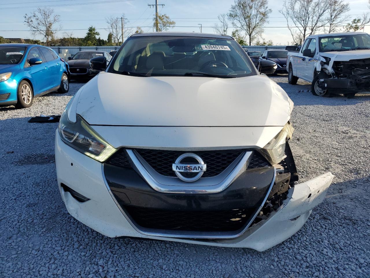 2016 Nissan Maxima VIN 1N4AA6AP7GC434415 Copart auction photo, front end / side damage thumbnail 5