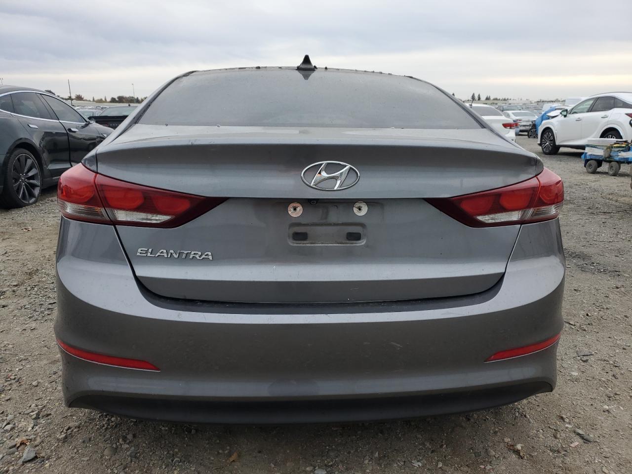 2018 Hyundai Elantra VIN 5NPD84LF4JH294184 Copart auction photo, burn / missing/altered vin damage thumbnail 6