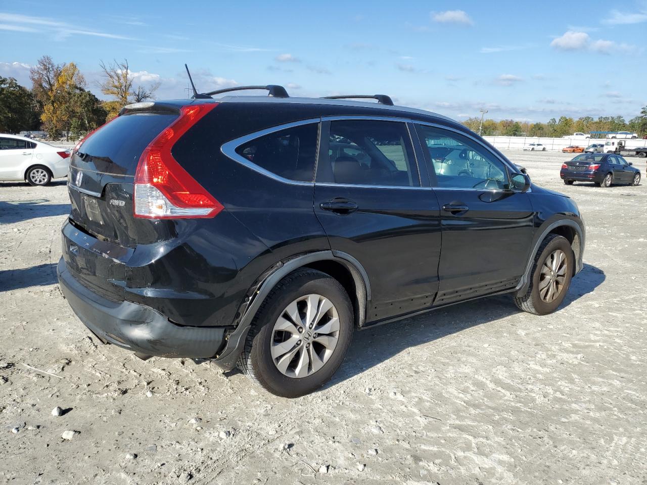 2014 Honda CR-V VIN 2HKRM4H79EH625155 Copart auction photo, rear end damage thumbnail 3