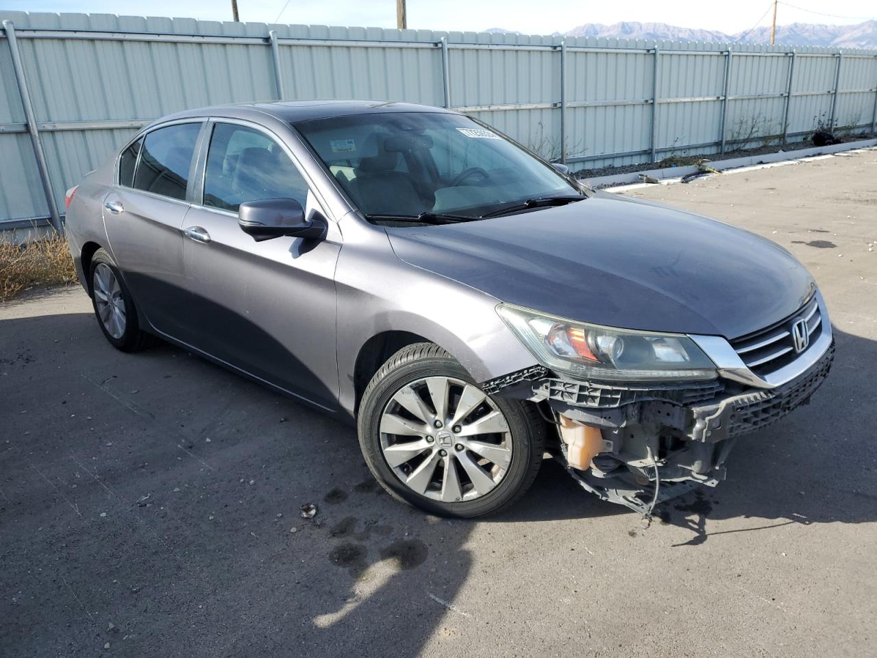 2014 Honda Accord VIN 1HGCR2F83EA160064 Copart auction photo, front end / undercarriage damage thumbnail 4