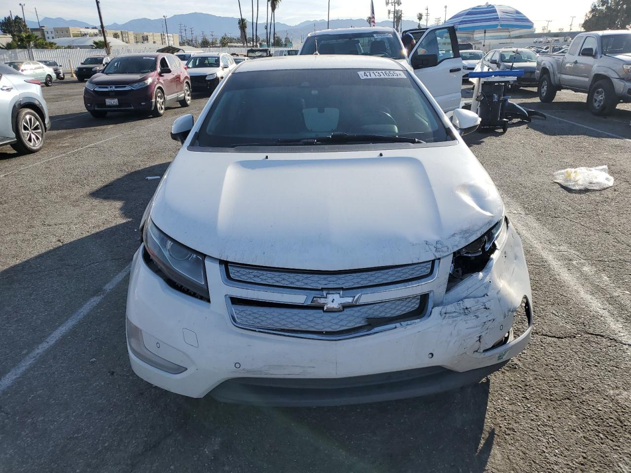 2013 Chevrolet Volt VIN 1G1RH6E42DU143652 Copart auction photo, front end damage thumbnail 5
