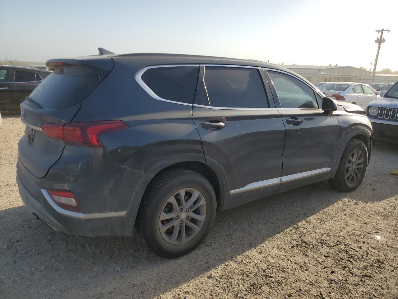 2020 Hyundai Santa Fe VIN 5NMS33AD1LH222571 Copart auction photo, front end / side damage thumbnail 3