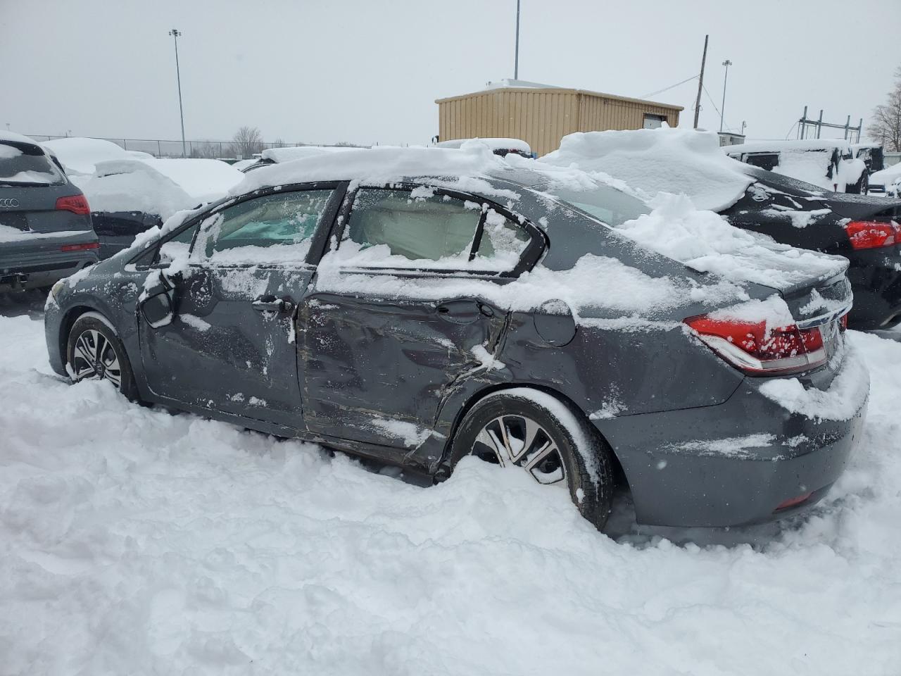 2013 Honda Civic VIN 19XFB2F82DE089063 Copart auction photo, all over damage thumbnail 2