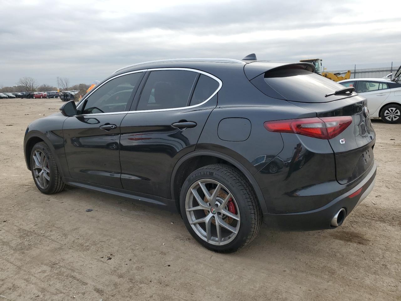 2018 Alfa Romeo Stelvio VIN ZASFAKBN3J7B90968 Copart auction photo, side / minor dent/scratches damage thumbnail 2