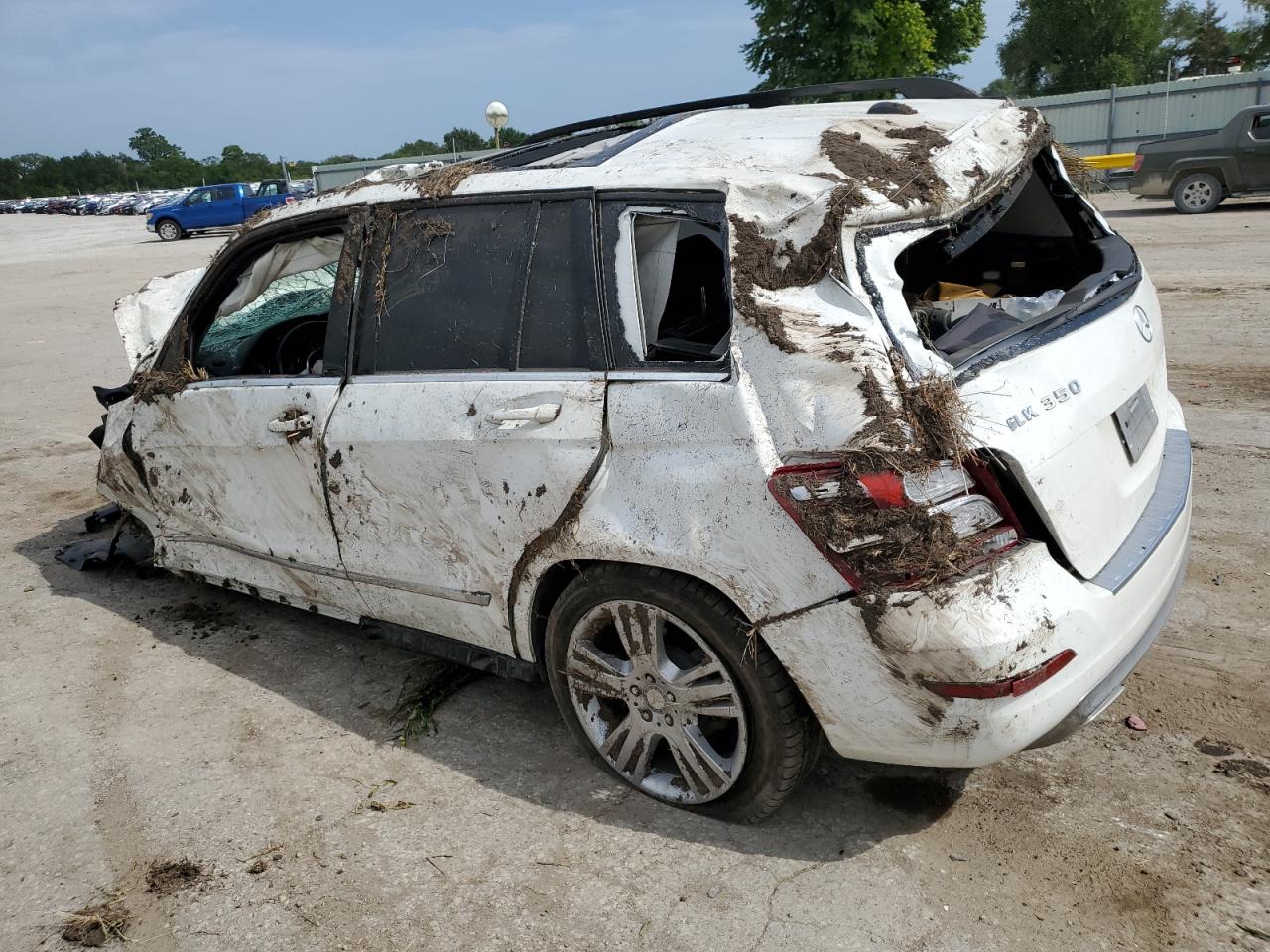 2014 Mercedes-Benz GLK-klasse VIN WDCGG8JB1EG282294 Copart auction photo, all over damage thumbnail 2