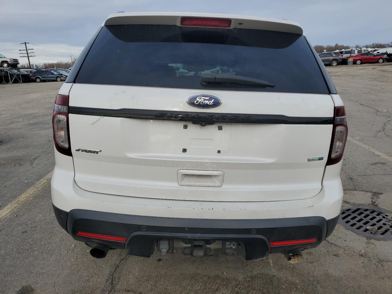 2014 Ford Explorer VIN 1FM5K8GT1EGB90156 Copart auction photo, front end / undercarriage damage thumbnail 6