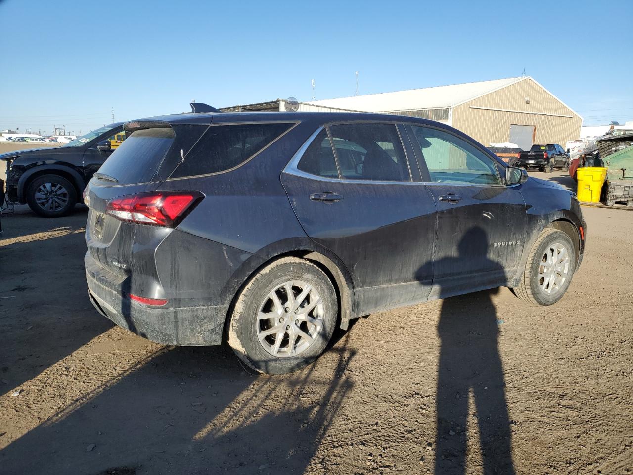 2022 Chevrolet Equinox VIN 2GNAXUEV2N6144814 Copart auction photo, rear end / hail damage thumbnail 3