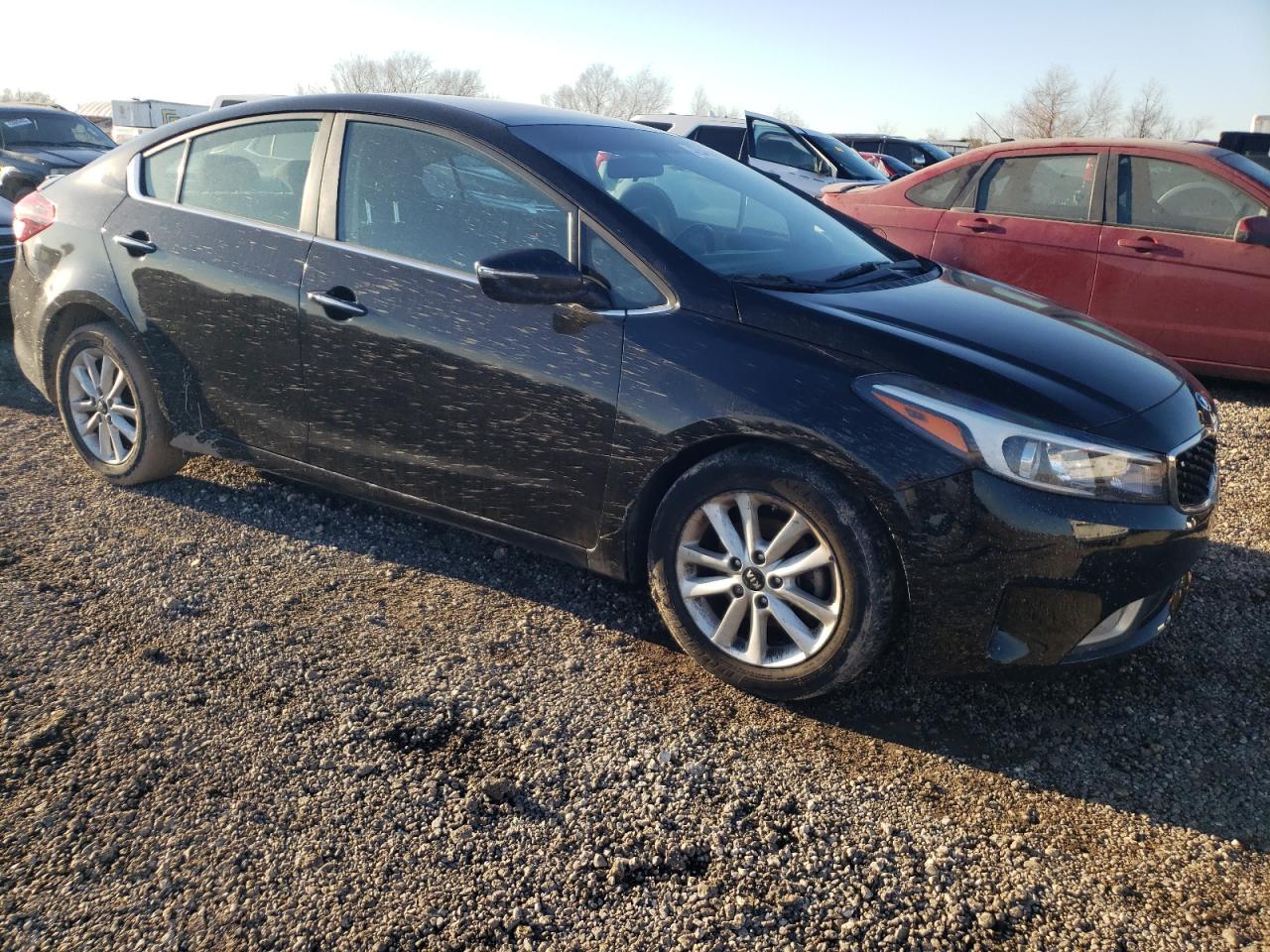 2017 KIA Forte VIN 3KPFL4A75HE062226 Copart auction photo, rear end / side damage thumbnail 4