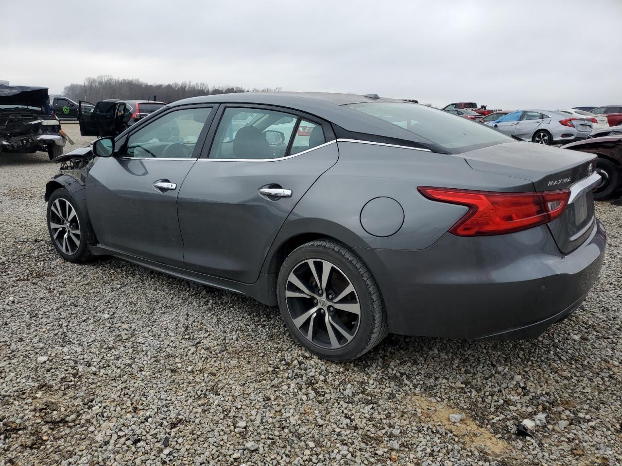 2018 Nissan Maxima VIN 1N4AA6AP1JC363087 Copart auction photo, front end / side damage thumbnail 2