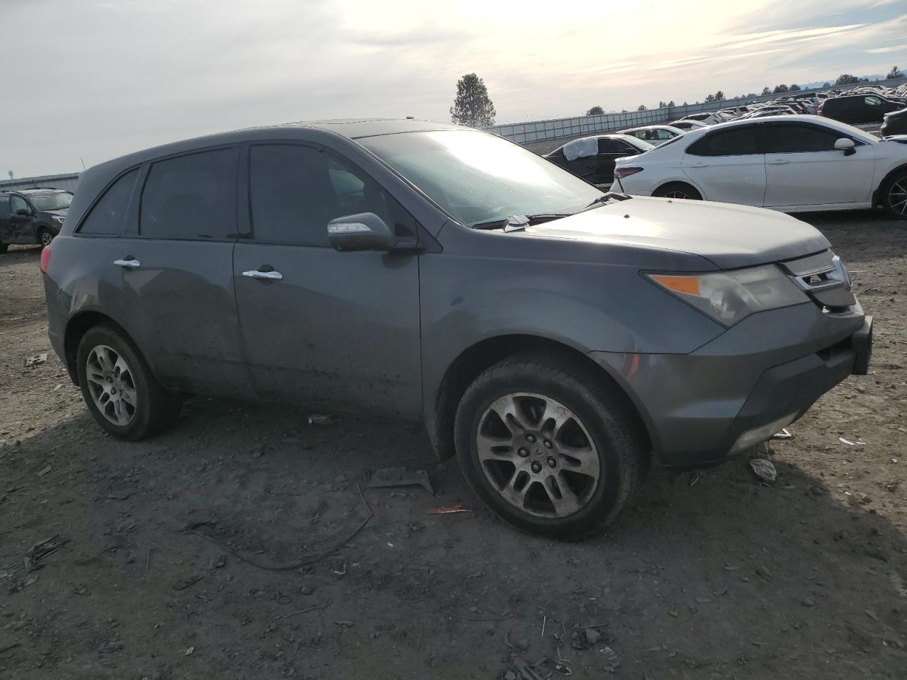 2007 Acura MDX VIN 2HNYD28217H521785 Copart auction photo, front end damage thumbnail 4