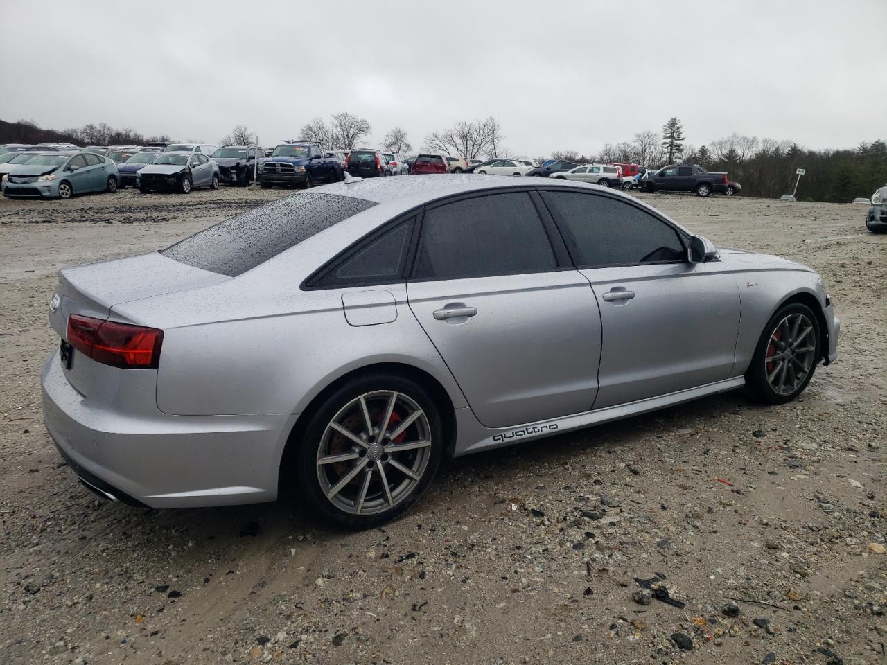 2016 Audi A6 VIN WAUFGAFC2GN048218 Copart auction photo, front end / side damage thumbnail 3
