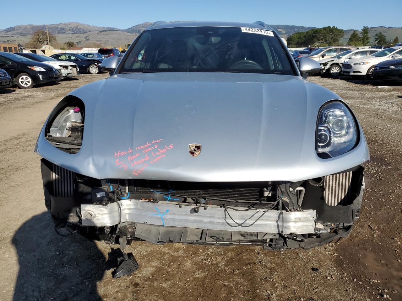 2017 Porsche Macan VIN WP1AB2A50HLB10026 Copart auction photo, front end damage thumbnail 5
