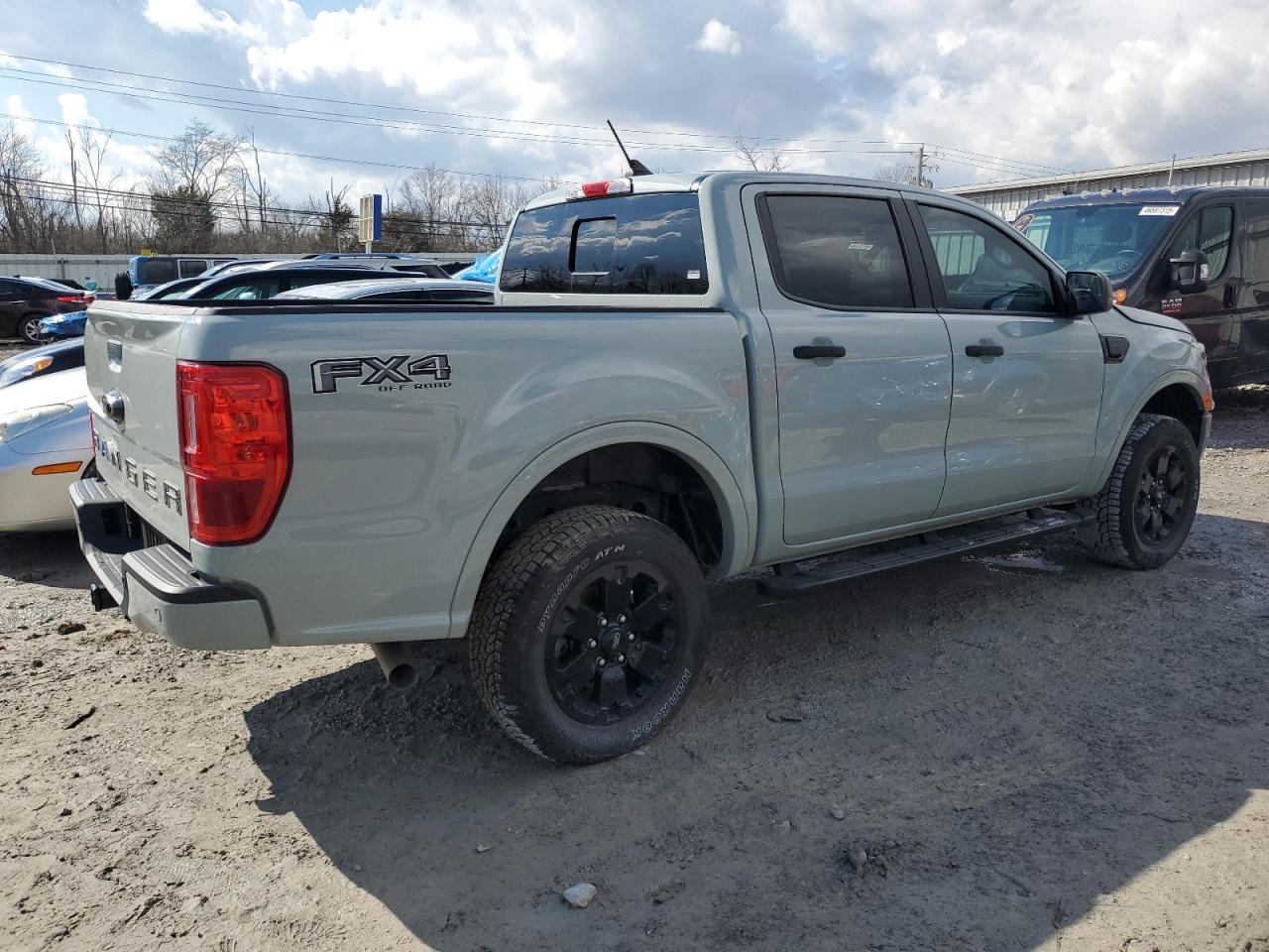 2023 Ford Ranger VIN 1FTER4FH7PLE00968 Copart auction photo, front end / side damage thumbnail 3