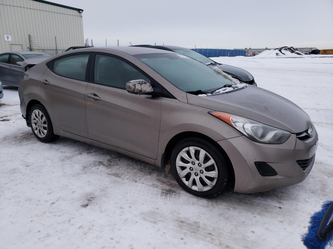 2012 Hyundai Elantra VIN 5NPDH4AE7CH064734 Copart auction photo, rear end / side damage thumbnail 4
