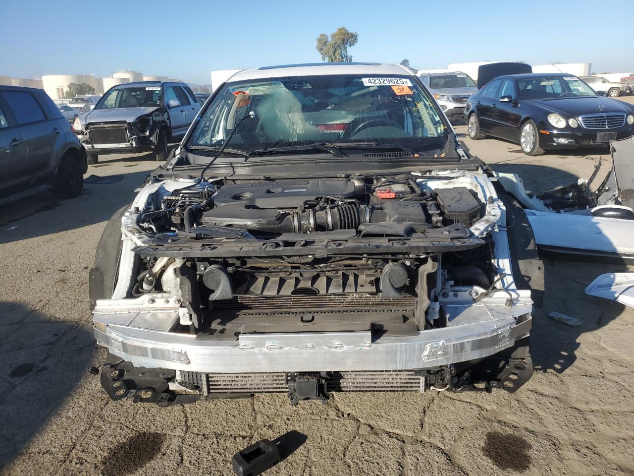 2018 Honda Accord VIN 1HGCV2F9XJA023606 Copart auction photo, vandalism / stripped damage thumbnail 5