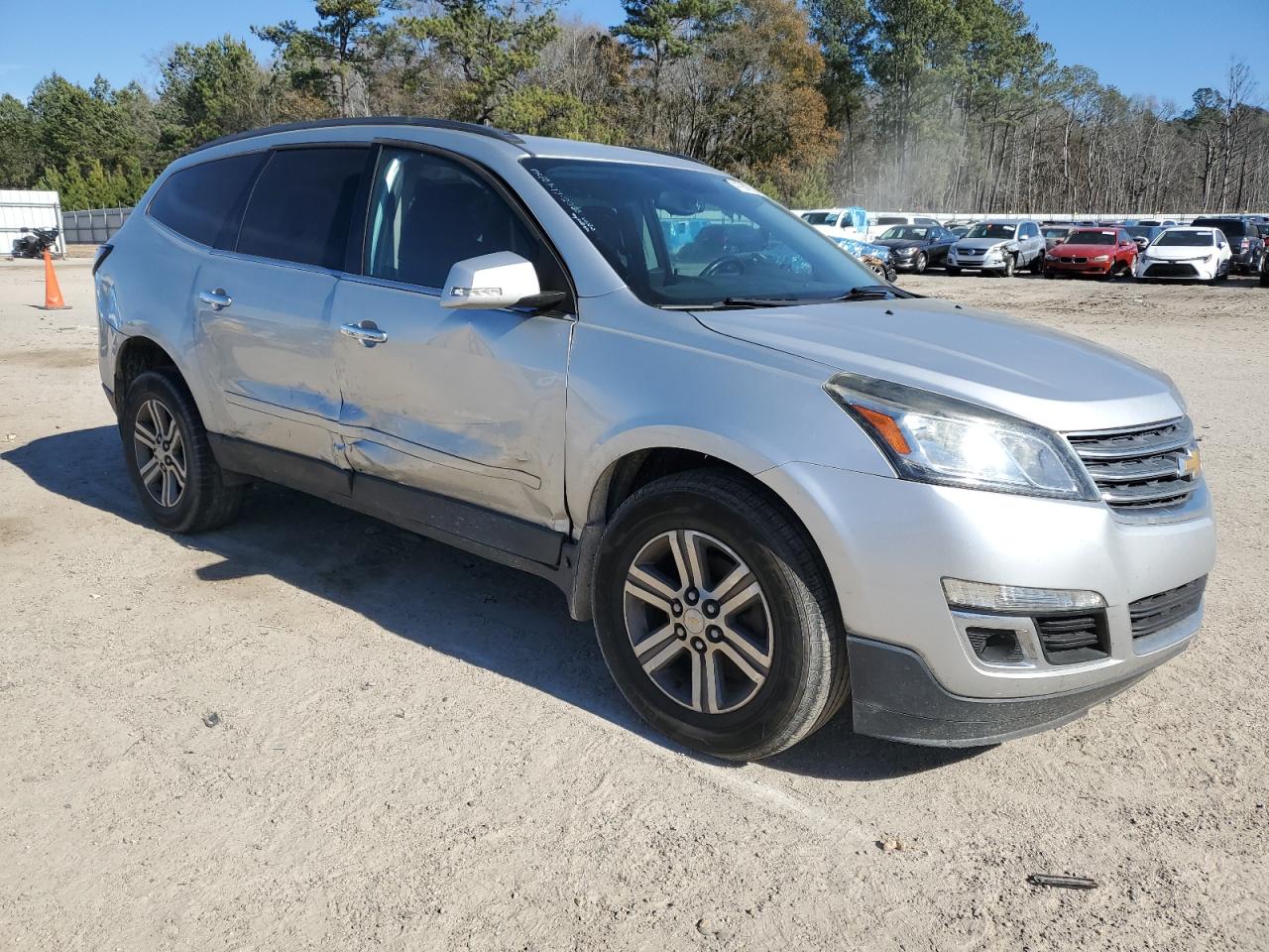 2017 Chevrolet Traverse VIN 1GNKRHKDXHJ166374 Copart auction photo, side damage thumbnail 4