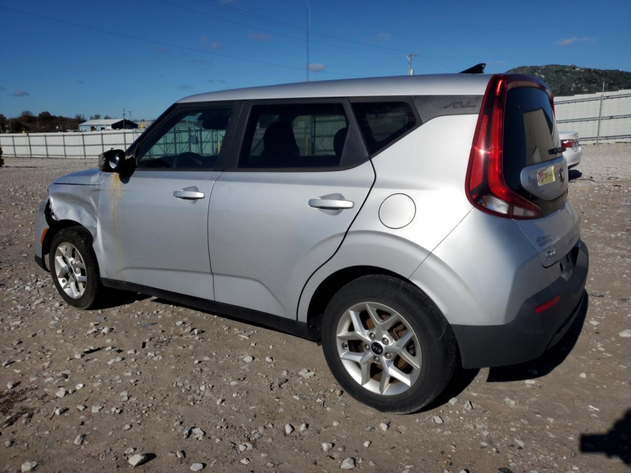 2020 KIA Soul VIN KNDJ23AU6L7056313 Copart auction photo, side / front end damage thumbnail 2