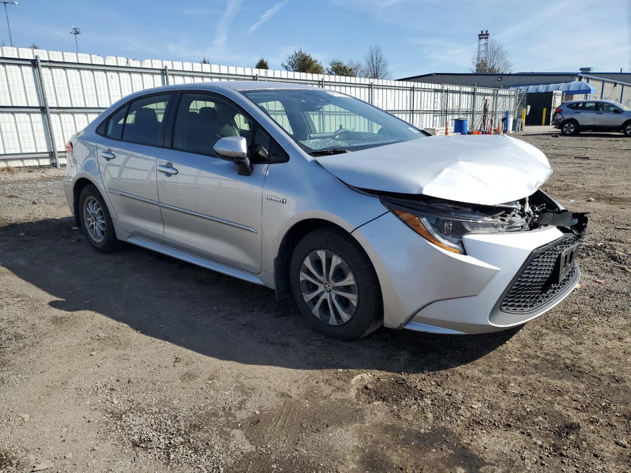 2020 Toyota Corolla VIN JTDEBRBE4LJ007061 Copart auction photo, front end damage thumbnail 4